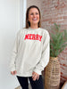Merry Sweatshirt in Cream