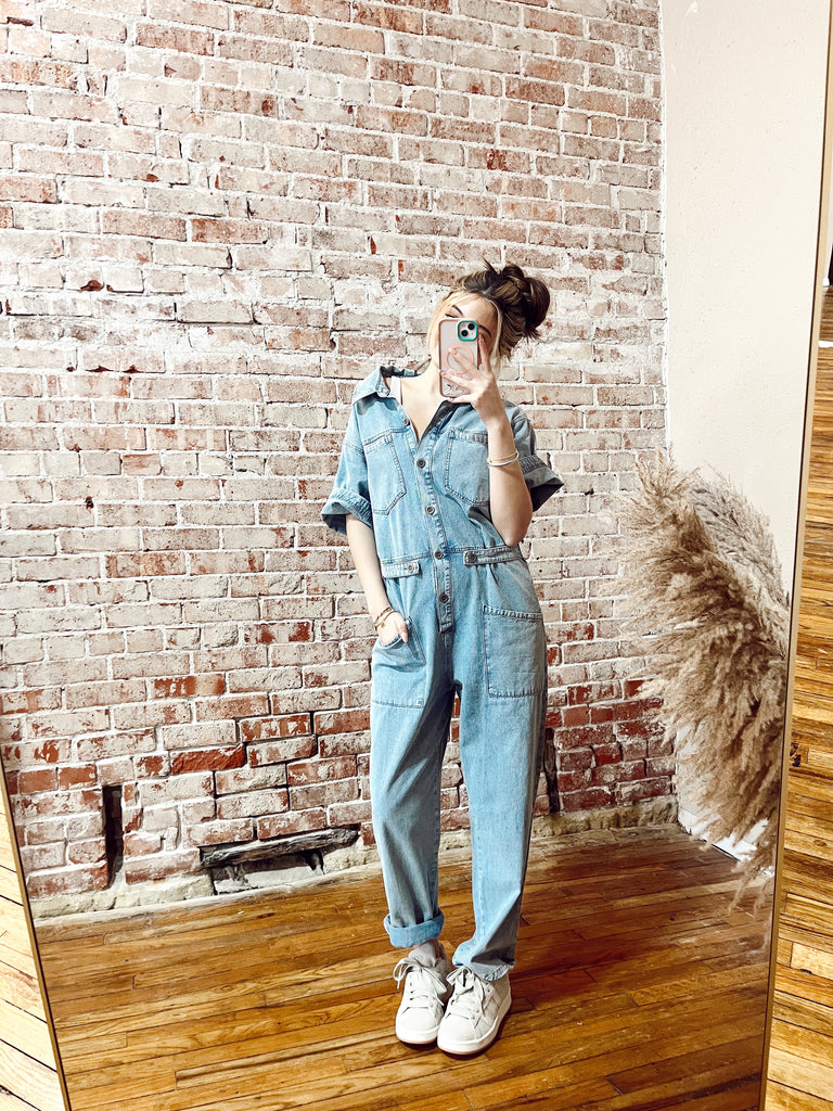 Midtown Denim Jumpsuit