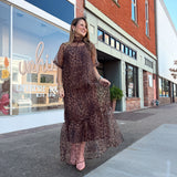 Fiercely Feminine Leopard Maxi Dress