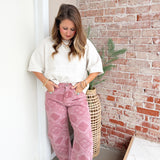 Bandana Barrel Jeans