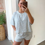 Sweetheart Set in Blue- Bottoms