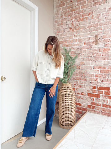 Lazy Days Set in Sage- Pullover