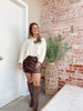 On Edge Leather Mini Skirt