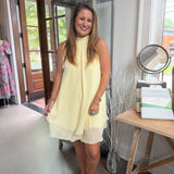 Buttercup Yellow Mini Dress
