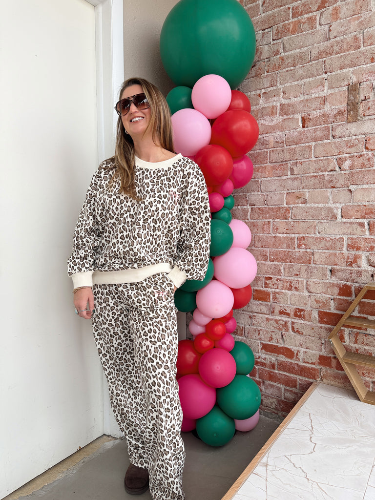 Tie a Bow on Leopard Set- Pants