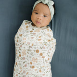Meadow Floral Muslin Swaddle Blanket