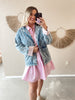 Quilted Denim Jacket