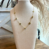 Clover Station & Tube w/Clover Pattern Necklace