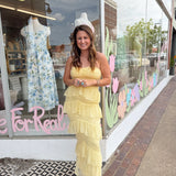 Ray of Sunshine Ruffle Dress