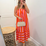 Orange Squeeze Dress