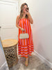 Orange Squeeze Dress