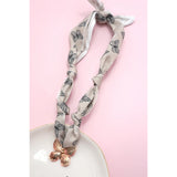 Scarf Necklace in Butterfly