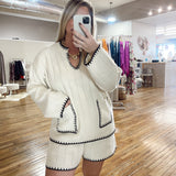 Christmas Morning Sweater Set- Shorts