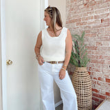 Olivia Jeans in White