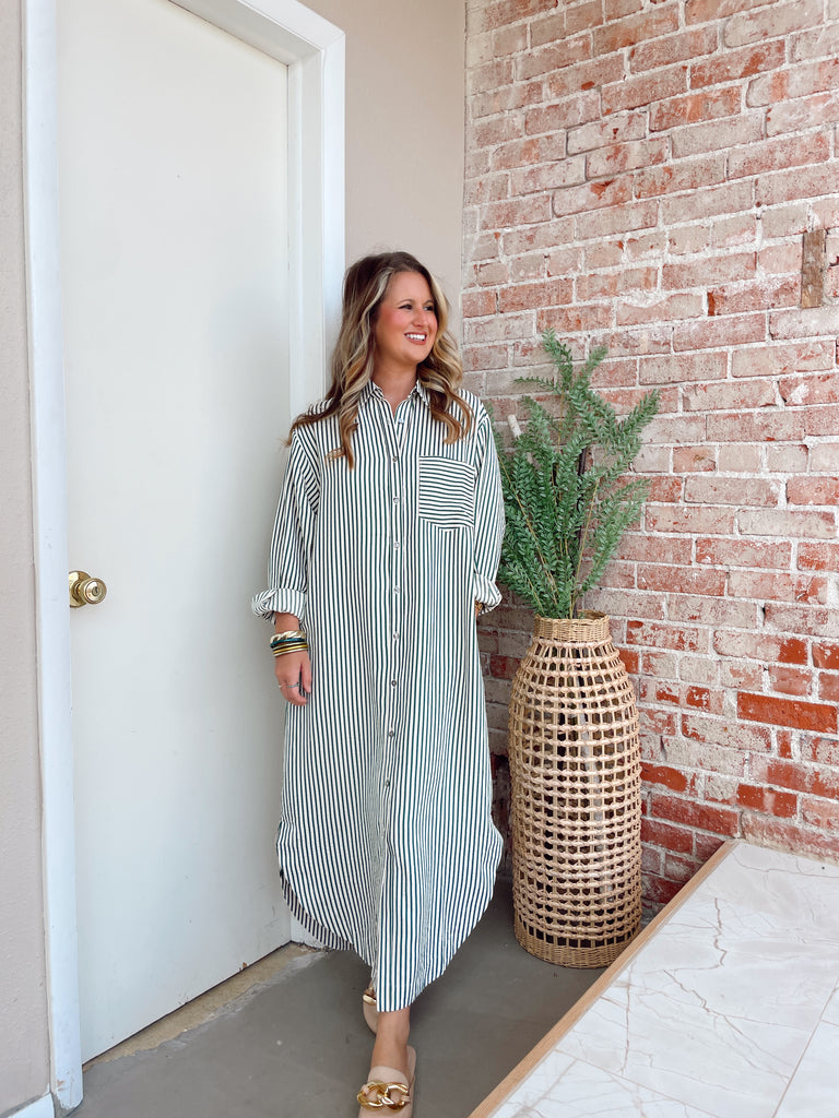 Pretty in Pine Dress