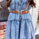 Double Buckle Western Belt