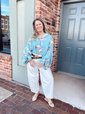 Wide Leg Pants in Mauve