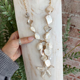 Starfish & Shell Long Necklace Set