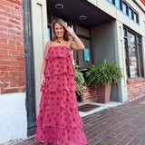 Maroon Maxi Dress