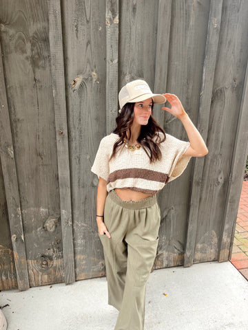 On Holiday Vacation Pants in Taupe