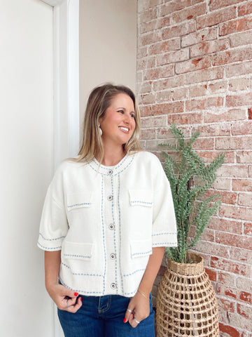 Lazy Days Set in Sage- Pullover