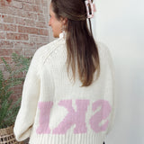 Pink Ski Sweater