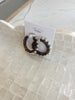 Tortoise & Pearl Hoops