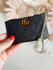 Livin' Lux Black G Key Chain Wallet