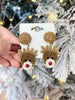 Beaded Reindeer Earrings