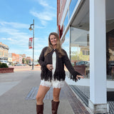 The Cocoa Fringe Cardigan
