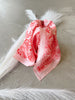 Paisley Pink & Red Print Silk Scarf