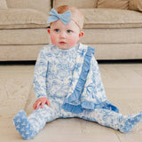 Bamboo Ruffled Security Blanket Set - Vintage Carnival