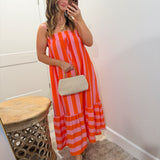 Orange Squeeze Dress