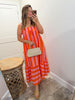 Orange Squeeze Dress
