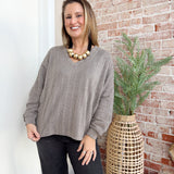 Simple Sarah Top in Ash