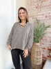 Simple Sarah Top in Ash