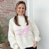 Pink Ski Sweater