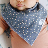 4 Pack Baby Bandana Bibs - Gemma In Tan