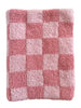 Checkered Mini Blanket in Watermelon