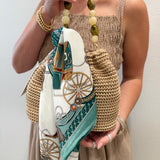 Spring Scarf- Teal