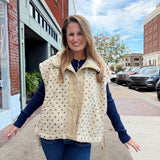 Valerie Polka Dot Vest