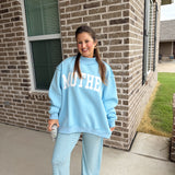 Mother Sweatshirt in Sky Blue