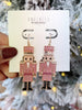 Pink Nutcracker Earrings