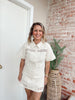 Ivory Buttons Set- Skirt