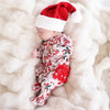 Caden Lane Holiday Bow Sleeper with Footies