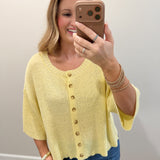 Butter Yellow Cardigan