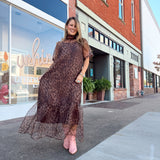 Fiercely Feminine Leopard Maxi Dress