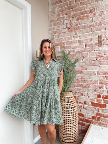 Lazy Days Set in Sage- Pullover
