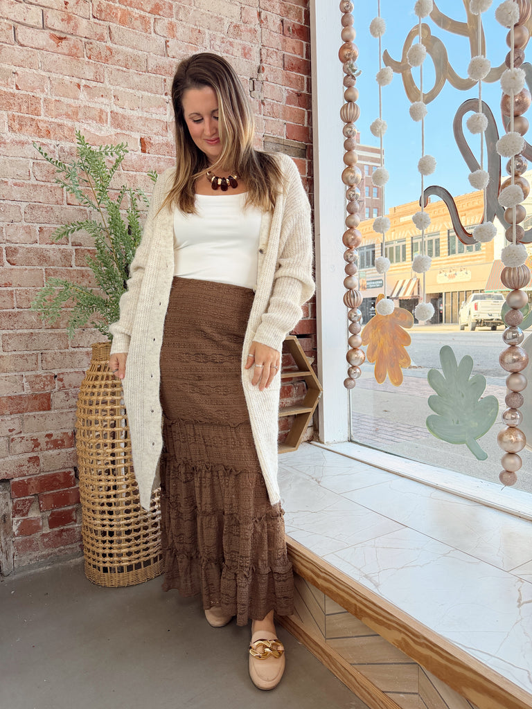 Falling for Fall Maxi Skirt