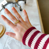 Gold Dipped Watch Band Ring